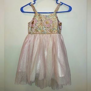 Pink violet girls dress